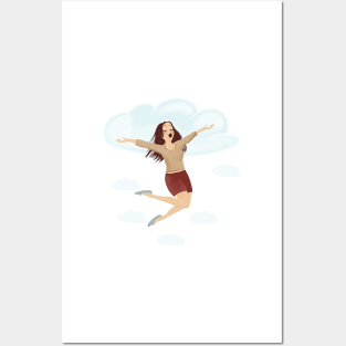 Dancing girl Posters and Art